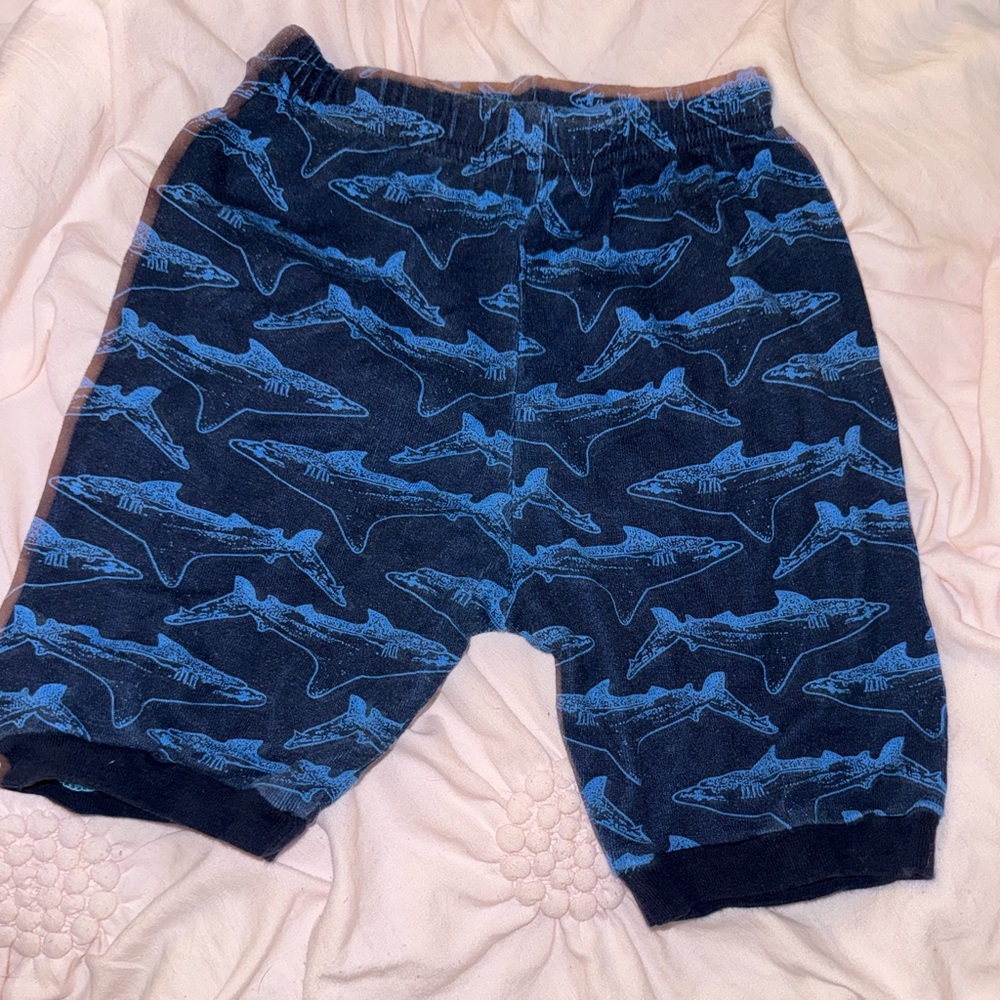 Selby Kids Pajama Bottoms - Blue Shark Print